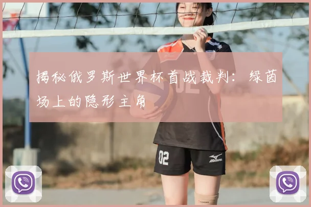 揭秘俄罗斯世界杯首战裁判：绿茵场上的隐形主角