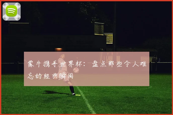 蒙牛携手世界杯：盘点那些令人难忘的经典瞬间
